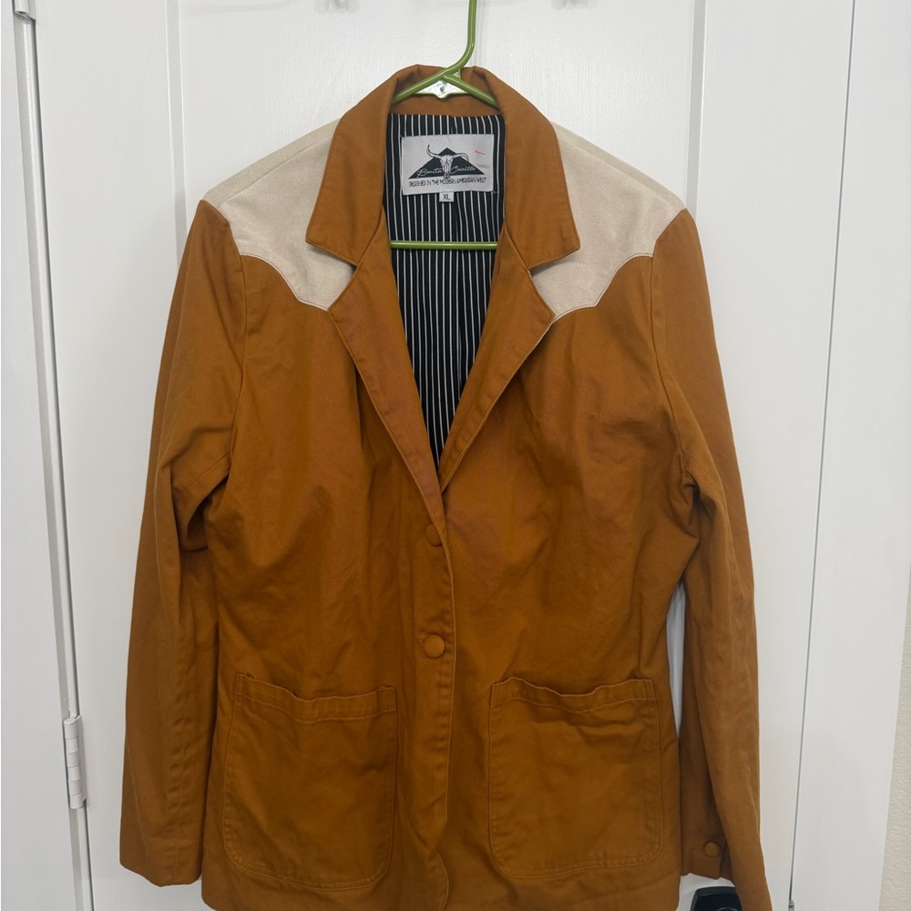 Brown Western Style Women's Jacket